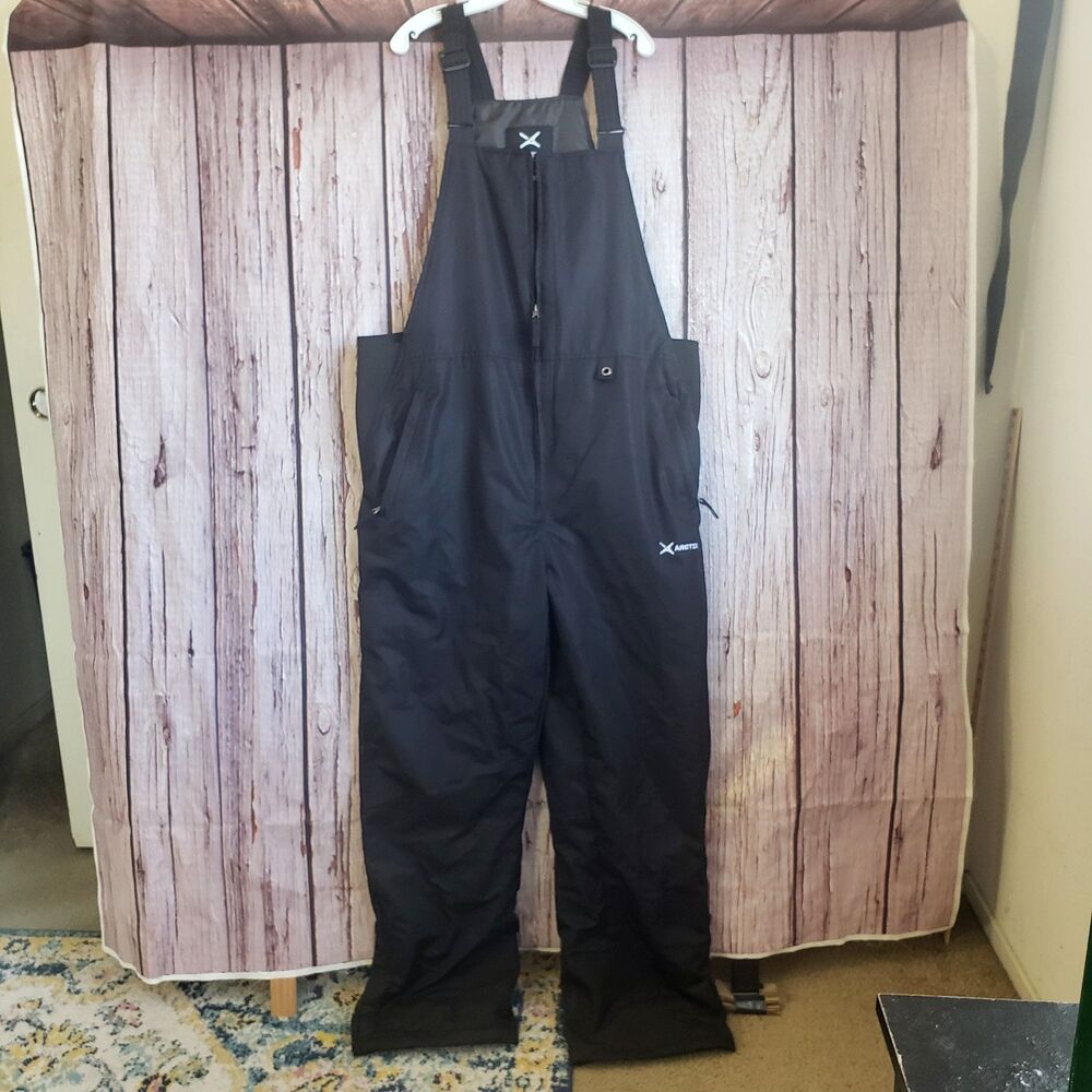 Arctix XL Overalls Bib Ski Snowboarding Black 5K Suspenders 5000MM Thermalock